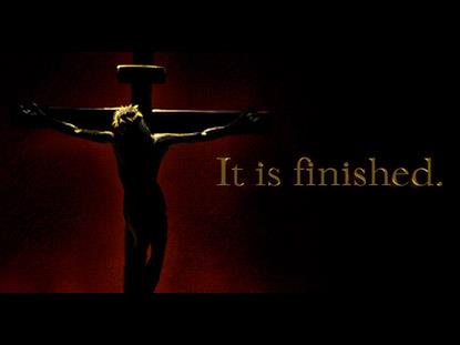 It is finished 1 John 3:8 