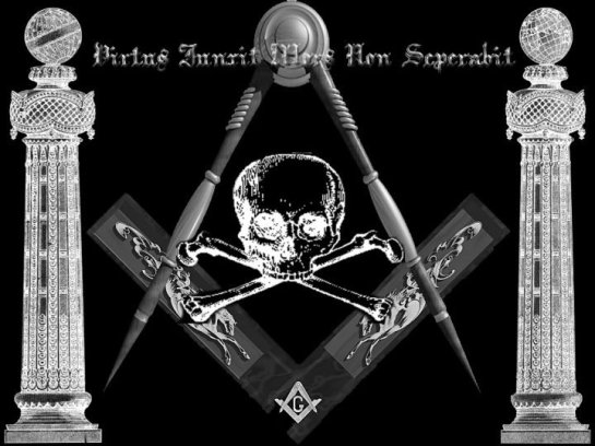 "What courage/virtue has united, death will not divide." Refer to Contemporary Freemasonry in the counterfeit Holy Land  Esau Israel http://web.mit.edu/dryfoo/www/Masonry/Reports/israel.html 